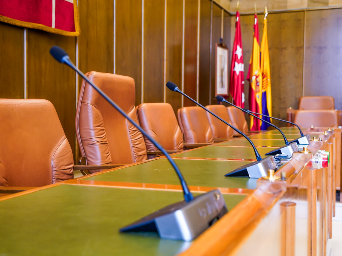 Salón de Plenos con sistema Ion Technology